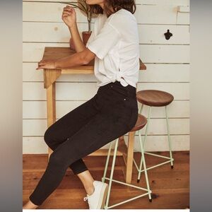 VETTA 5 pocket corduroy pants, black